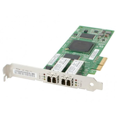 StorageWorks FC1242SR - Hostbus-Adapter - PCIe4Gb Fibre Channel x 2, f?r Modular Smart Array P2000 3.5-in, P2000 G3; ProLiant DL165 G7, DL360 G7, DL380 G6
