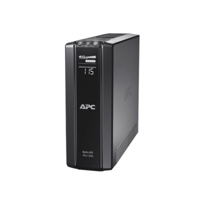 APC Back-UPS Pro 1200 - USV - Wechselstrom 230 V720 Watt - 1200 VA - USB - Ausgangsanschlüsse: 10 - Schwarz