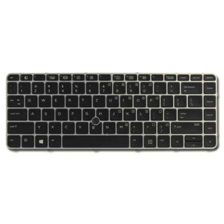 HP - Ersatztastatur - mit Hintergrundbeleuchtung (backlight) - Layout Schweiz für Elitebook 840 G3 und G4