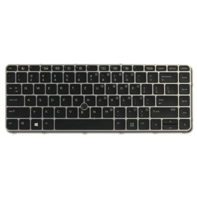 HP - Ersatztastatur Notebook - mit Hintergrundbeleuchtung (backlight) - Layout Schweiz für Elitebook 840 G3 und G4