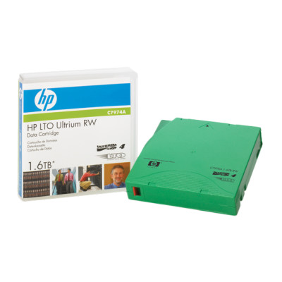 HPE C7974A - LTO - 800 GB - 1600 GB - Grün - 16 - 32 °C - 1,27 cm LTO4 Ultrium 1.6TB Read/Write Data Cartridge