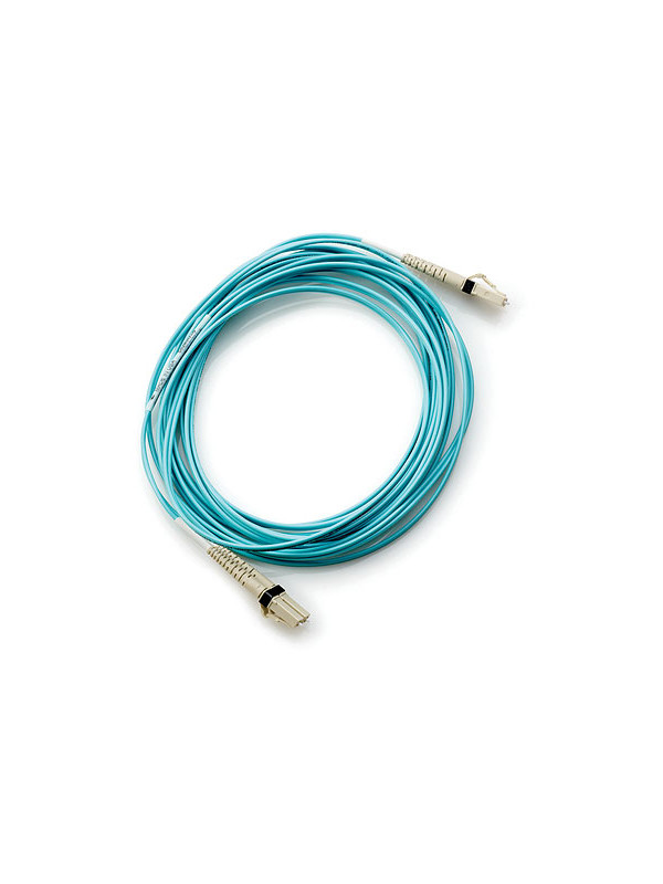 HPE LC to LC Multi-mode OM3 2-Fiber 5.0m 1-Pack - 5 m - OM3 - LC - LC 50/125um LC/LC 8Gb FC and 10GbE Laser-enhanced Cable 1 Pk
