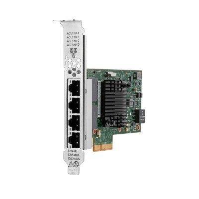 HPE Intel Ethernet Adapter, I350-T4, 1Gb, 4-port, BASE-T