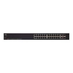 Cisco 250 Series SG250X-24 - Switch - L3 - Smart24 x 10/100/1000, 2 x 10 Gigabit Ethernet, 2 x 10 Gigabit SFP+ - an
