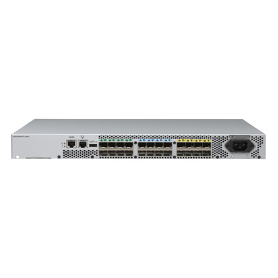 HPE SN3600B - Managed - Keine - Vollduplex - Rack-Einbau - 1U 24/24 Fibre Channel Switch mit 32 Gb