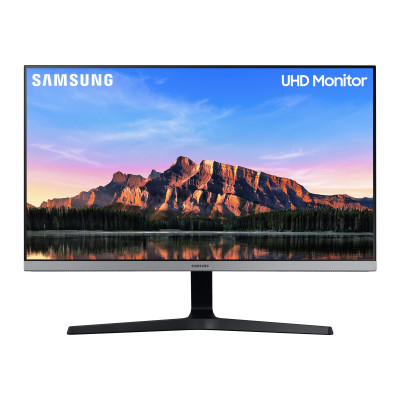 Samsung U28R550UQR - 71,1 cm (28 Zoll) - 3840 x 2160 Pixel - 4K Ultra HD - LED - 4 ms - Blau - Grau 300 cd/m² - IPS - HDR10 - 4 ms - 178°/178° - 60 Hz - 2 x HDMI - 1 x DisplayPort - 5.8 kg