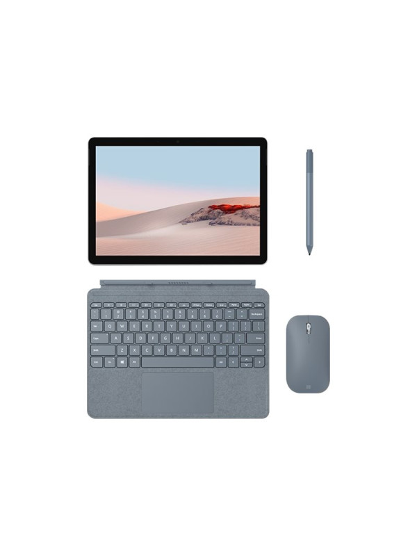 Microsoft Surface Go Type Cover Ice Blue / Blau Schweiz/Luxemburg Layout für MS SF Go und Go 2, 2 Jahre Garantie