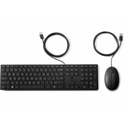 HP Renew Wired 320MK combo - USB Kabel Tastatur-und-Maus-Set