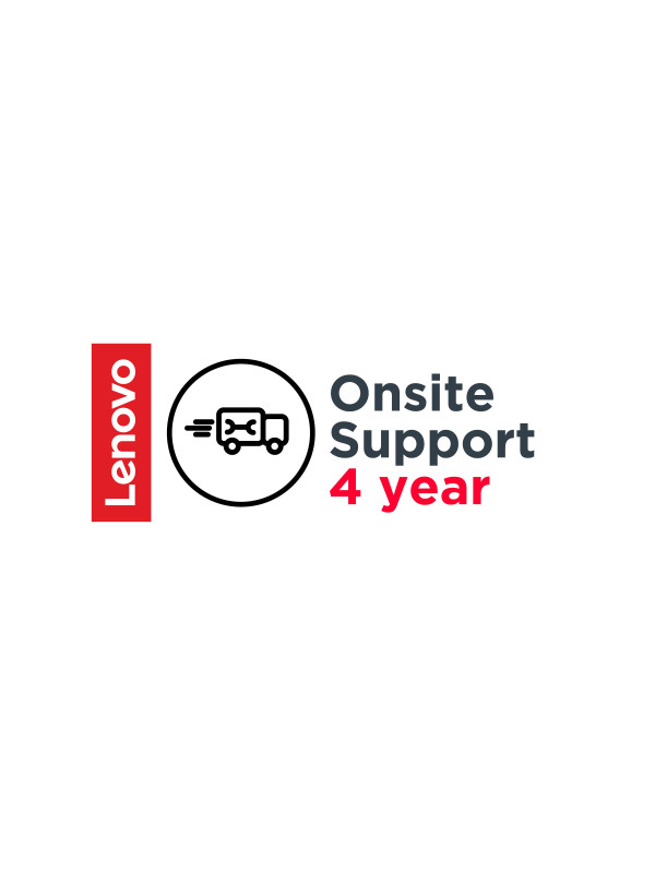 Lenovo 4 Year Onsite Support (Add-On). Anzahl Benutzerlizenzen: 1 Lizenz(en), Zeitraum: 4 Jahr(e), Dienststunden (hours x days): 24x7, Typ: Vor Ort Lenovo Gold Partner Schweiz