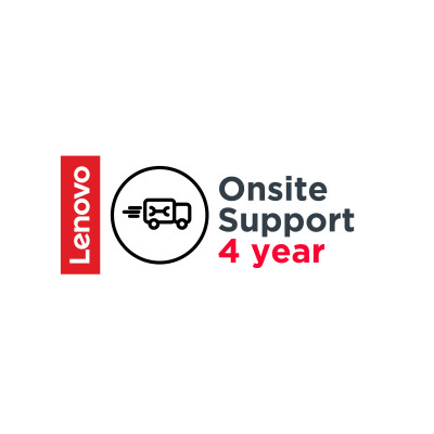 Lenovo 4 Year Onsite Support (Add-On). Anzahl Benutzerlizenzen: 1 Lizenz(en), Zeitraum: 4 Jahr(e), Dienststunden (hours x days): 24x7, Typ: Vor Ort Lenovo Gold Partner Schweiz