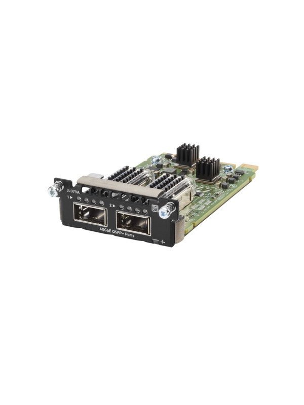 HPE Erweiterungsmodul - 40 Gigabit QSFP+ x 2 HPE Renew Produkt,  Switch