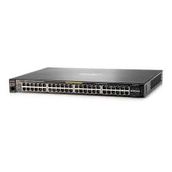 HPE Fast Ethernet Switch, 48 Ports, PoE+, L2 Managed, 17,6 Gbit/s, 2 SFP Module, IEEE 802.3, Rack-Einbau, 1U