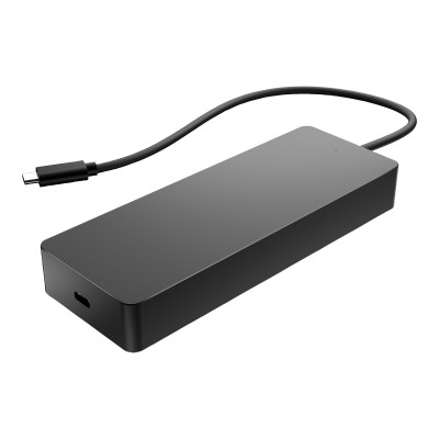 HP Universal USB-C Multiport Hub HP HP Universal USB-C Multiport Hub, 1xUSB-C (data), 2x USB-A 3.0, 1x HDMI 2.0, 1x Display Port 1.2, 1x USB-C passthrough, 1x RJ-45 Supported resolution 2x4k@30 or 1x4k@60, 65W Power Delivery, PXE Boot, WoL S0-S3, HBMA, MA