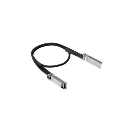 HPE Aruba Networking 50G SFP56 to SFP56 0.65m Direct Attach Copper Cable, 0,65 m Networking 50G SFP56 to SFP56 0.65m Direct Attach Copper Cable