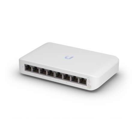 UbiQuiti Networks UniFi Switch Lite 8 PoE - Managed - L2 - Gigabit Ethernet (10/100/1000) - Power over Ethernet (PoE) - Wandmontage Layer 2 - 8 x RJ45 - 4 x 802.3at PoE+ - Gigabit Ethernet - 99.6 x 163.7 x 31.7 mm