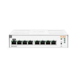 HPE Aruba Instant On 1830 8G. Switch-Typ: Managed, Switch-Ebene: L2. Basic Switching RJ-45 Ethernet Ports-Typ: Gigabit Ethernet (10/100/1000), Anzahl der basisschaltenden RJ-45 Ethernet Ports: 8. Vollduplex. MAC-Adressentabelle: 8000 Eintragungen, Routing