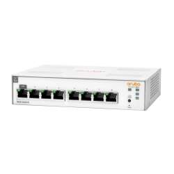 HPE Aruba Instant On 1830 8G. Switch-Typ: Managed, Switch-Ebene: L2. Basic Switching RJ-45 Ethernet Ports-Typ: Gigabit Ethernet (10/100/1000), Anzahl der basisschaltenden RJ-45 Ethernet Ports: 8. Vollduplex. MAC-Adressentabelle: 8000 Eintragungen, Routing