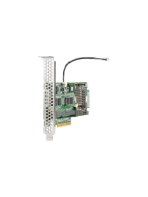 HPE Smart Array P440/2GB with FBWC - Speichercontroller (RAID) - 8 Sender/Kanal SATA 6Gb/s / SAS 12Gb/s Low Profile - 1.2 GBps - RAID 0 - 1 - 5 - 6 - 10 - 50 - 60 - 1 ADM - 10 ADM - PCIe 3.0 x8 - für ProLiant DL180 Gen9