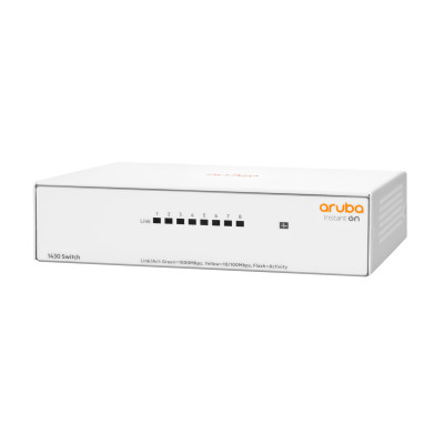 HPE Instant On 1430 8G - Unmanaged - L2 - Gigabit Ethernet (10/100/1000) - Vollduplex Switch - 8G