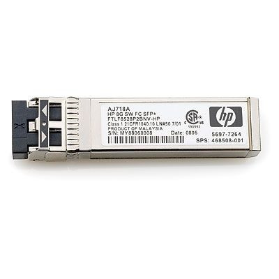 HPE SFP Mini-Gbic -Transceiver-Modul - 8 GB - Transceiver - Glasfaser (LWL) 1 Gbps - Ethernet - Plug-In Modul