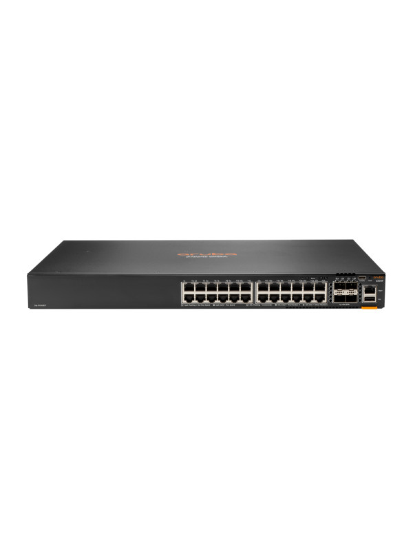 HPE Aruba 6200F 24G Class4 PoE 4SFP+ 370W - Managed - L3 - Gigabit Ethernet (10/100/1000) - Power over Ethernet (PoE) - Rack-Einbau - 1U 370 W Switch