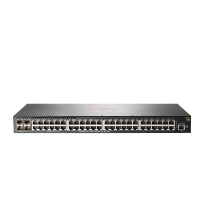 HPE 2930F 48G 4SFP+ - Switch - L3 verwaltet - 48 x 10/100/1000 + 4 x 1 Gigabit/10 Gigabit SFP+ (Uplink) - an Rack montierbar