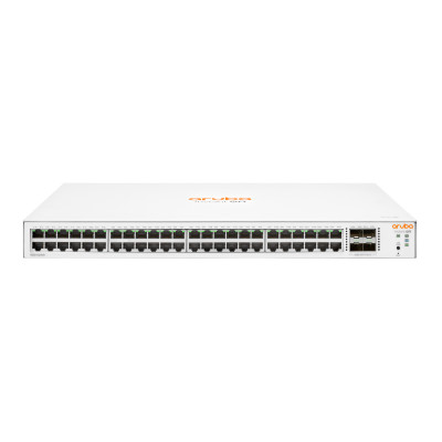 HPE Instant On 1830 48G 4SFP - Managed - L2 - Gigabit Ethernet (10/100/1000) - Vollduplex - Rack-Einbau - 1U Switch - 48 G 4 SFP