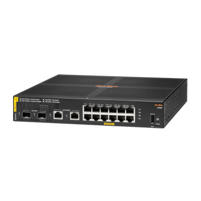 HPE 6000 12G Class4 PoE 2G/2SFP 139W - Managed - L3 - Gigabit Ethernet (10/100/1000) - Power over Ethernet (PoE) - Rack-Einbau - 1U der Klasse 4 2G/2SFP 139 W Switch