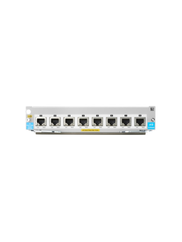 HPE J9995A - Fast Ethernet (10/100) 5400R 8-port 1/2.5/5/10GBASE-T PoE+ with MACsec v3 zl2 Module