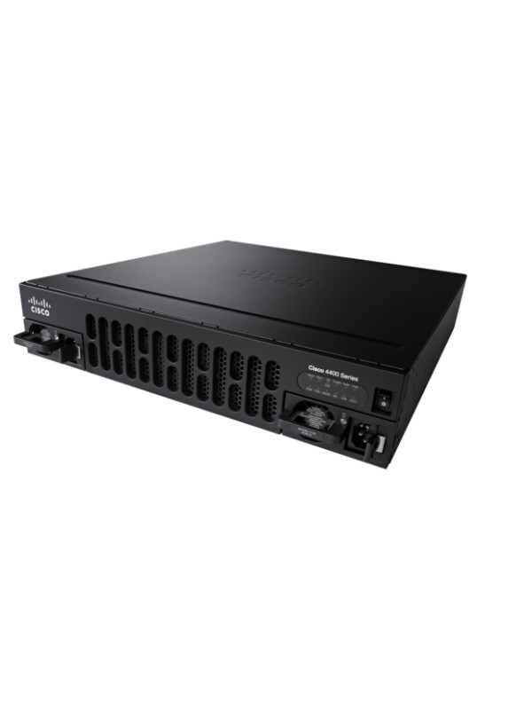 Cisco ISR 4431 - Ethernet-WAN - Gigabit Ethernet - Schwarz 500 Mbps - 1 Gbps - 4x GE - 3x NIM - 1x ISC - 8GB Flash Memory - 2 GB DRAM (data plane) - 4 GB DRAM (control plane) - 1RU - 250W - 18.5 lb