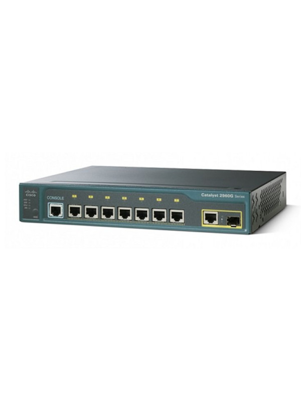 Cisco Catalyst 2960 7 10/100/1000+ 1 T/SFP LAN - Switch - 1 Gbps 8-Port - Ethernet - Managed - Cisco Catalyst