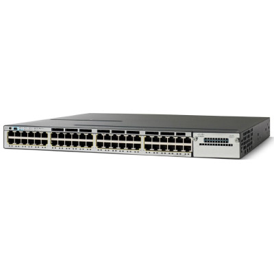 Cisco Catalyst C3750X-48PFL - Refurbished - Managed - L2 - Gigabit Ethernet (10/100/1000) - Power over Ethernet (PoE) - Rack-Einbau - 1U 101.2 mpps - 48 x 10/100/1000 Ethernet PoE+ - 1100W - 1 RU - LAN Base feature set - 7.6 kg - Refurbished