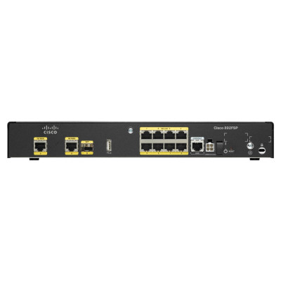 Cisco 892FSP - Ethernet-WAN - Gigabit Ethernet - Schwarz 8x GE - SFP - USB - AUX - High-Performance - Secure Internet