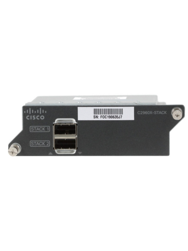 Cisco Catalyst 2960-X FlexStack Plus - Switch - 80 Gbps 48-Port - TCP/IP - Power over Ethernet - Koaxial - Hot-Swap/Hot-Plug - Cisco Catalyst - Plug-In Modul
