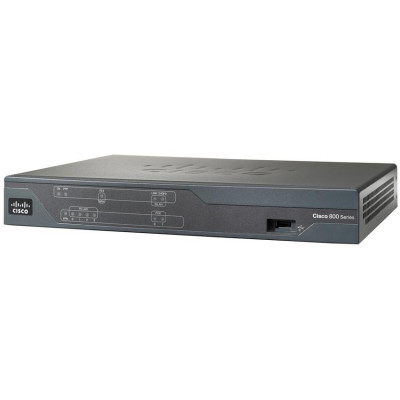 Cisco 888 - Schnelles Ethernet - DSL-WAN - Schwarz G.SHDSL - 4-port 10/100-Mbps - 4 x 10/100-Mbps - 256 MB - USB - QoS - Conexant/Ikanos Chipset - 100-240V