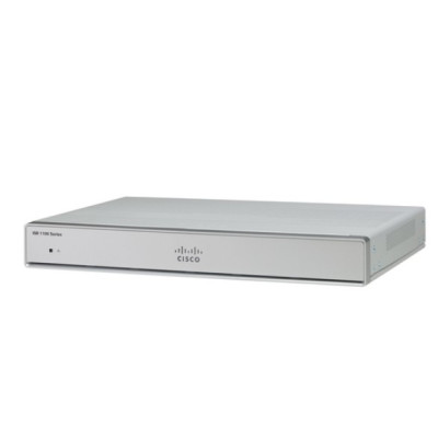 Cisco C1111-4P - Ethernet-WAN - Gigabit Ethernet - Silber (1xGE - 1x GE/SFP combo) - LAN (4x GE) - USB 3.0 AUX/console