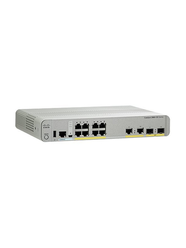 Cisco 2960-CX - Managed - L2 - Gigabit Ethernet (10/100/1000) - Vollduplex 8x GE  - 2x 1G SFP - 2x 1G copper LAN Base