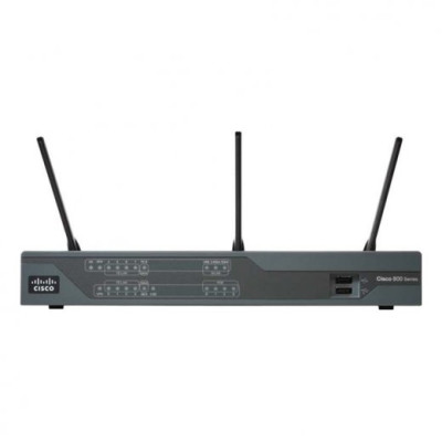 Cisco C897VA-K9 - Eingebauter Ethernet-Anschluss - ADSL2+ - Schwarz 8 x GE - 1 x GE/SFP - VDSL/ADSL2+ - ISDN - QoS - USB 2.0