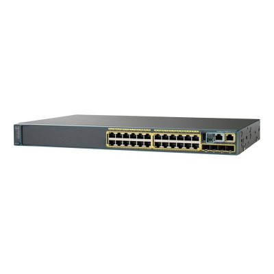 Cisco Catalyst WS-C2960X-24TD-L - Managed - L2 - Gigabit Ethernet (10/100/1000) - Vollduplex - Rack-Einbau 24 x 10/100/1000 Ethernet - 2 x SFP+ - APM86392 600MHz dual core - DRAM 512MB - Flash 128MB - LAN Base