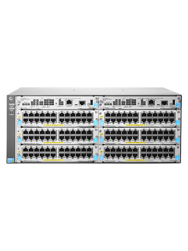 HPE 5406R zl2 Switch - Switch - 1 Gbps - 44-Port 4 HE - Rack-Modul HPE Renew Produkt,  HTTPS - Power over Ethernet - RJ-45 - Managed - Aut. Erkennung