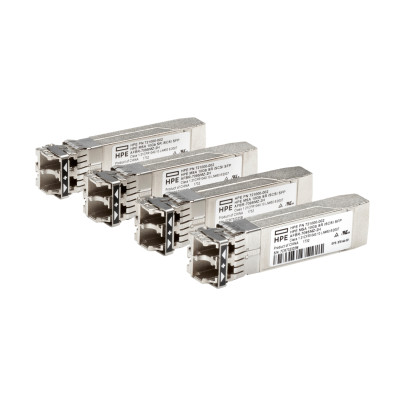 HPE C8R25B - Faseroptik - 10000 Mbit/s - SFP+ - LC - SW - 850 nm MSA iSCSI SFP+-Short Range Transceiver - 10 Gbit (4er-Pack)