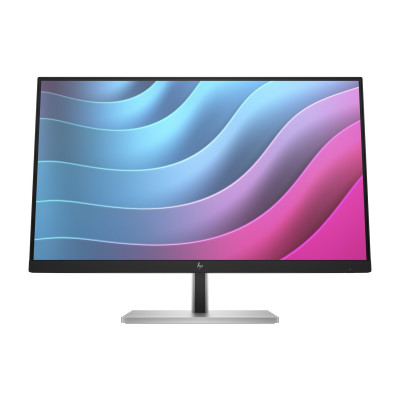 HP E24 G5 HP E24 G5 Display, 23.8" FHD (1920x1080)@75Hz, 16:9, IPS 250 nits, 93 PPI, HP Eye Ease, 4x USB-A, DP 1.2 In, HDMI 1.4 and USB-B, 99% sRGB, Height Adjustable 150mm, Color Tuned, 3 sided Micro Edge Bezel, New 2023 Design