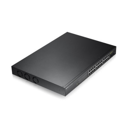 ZyXEL GS1900-24HP - Managed - Gigabit Ethernet (10/100/1000) - 1U 24-port GbE Smart Managed PoE Switch