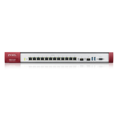ZyXEL USG FLEX 700 - 5400 Mbit/s - 1100 Mbit/s - 550 Mbit/s - 120,1 BTU/h - FCC 15 (A) - CE EMC (A) - C-Tick (A) - BSMI - 150 Benutzer Mbps - 802.11 a/b/g/n/ac - 12x RJ-45 - 2x SFP - 430x250x44 mm