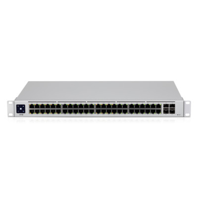 UbiQuiti Networks UniFi USW-48-POE - Managed - L2 - Gigabit Ethernet (10/100/1000) - Power over Ethernet (PoE) - Rack-Einbau - 1U RJ-45 ports - L2 - PoE+ - 4x SFP ports - 104 Gbps switching capacity