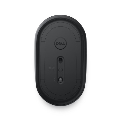 Dell Mobile Wireless-Maus – MS3320W – Schwarz - Beidhändig - Optisch - RF Wireless + Bluetooth - 1600 DPI - Schwarz 2.4 GHz - Bluetooth 5.0 - 1600 dpi - 6.05 x 10.44 x 3.83 cm - 65 g