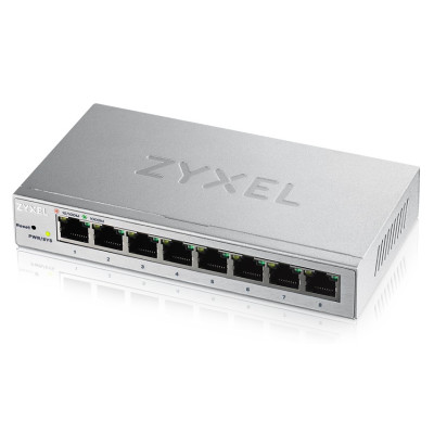 ZyXEL GS1200-8 - Managed - Gigabit Ethernet (10/100/1000) - Vollduplex 8-Port Web Managed Gigabit Switch