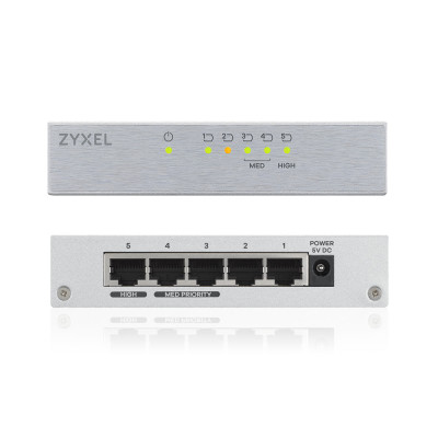 ZyXEL GS-105B - V3 - Switch nicht verwaltet - 5 x 10/100/1000 - Desktop