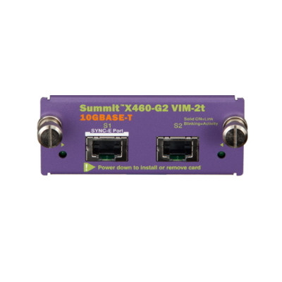Extreme Networks X460-G2 VIM-2t-TAA - 10 Gigabit Ethernet...
