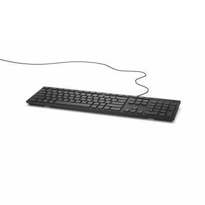 Dell KB216 - Tastatur - USB Schwarz - für Inspiron 17 5759 - 3459; Precision Mobile Workstation 3510 - 5510 - 7510 - 7710; Vostro 3905